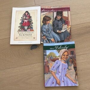 American Girl Samantha and Felicity Book Trio